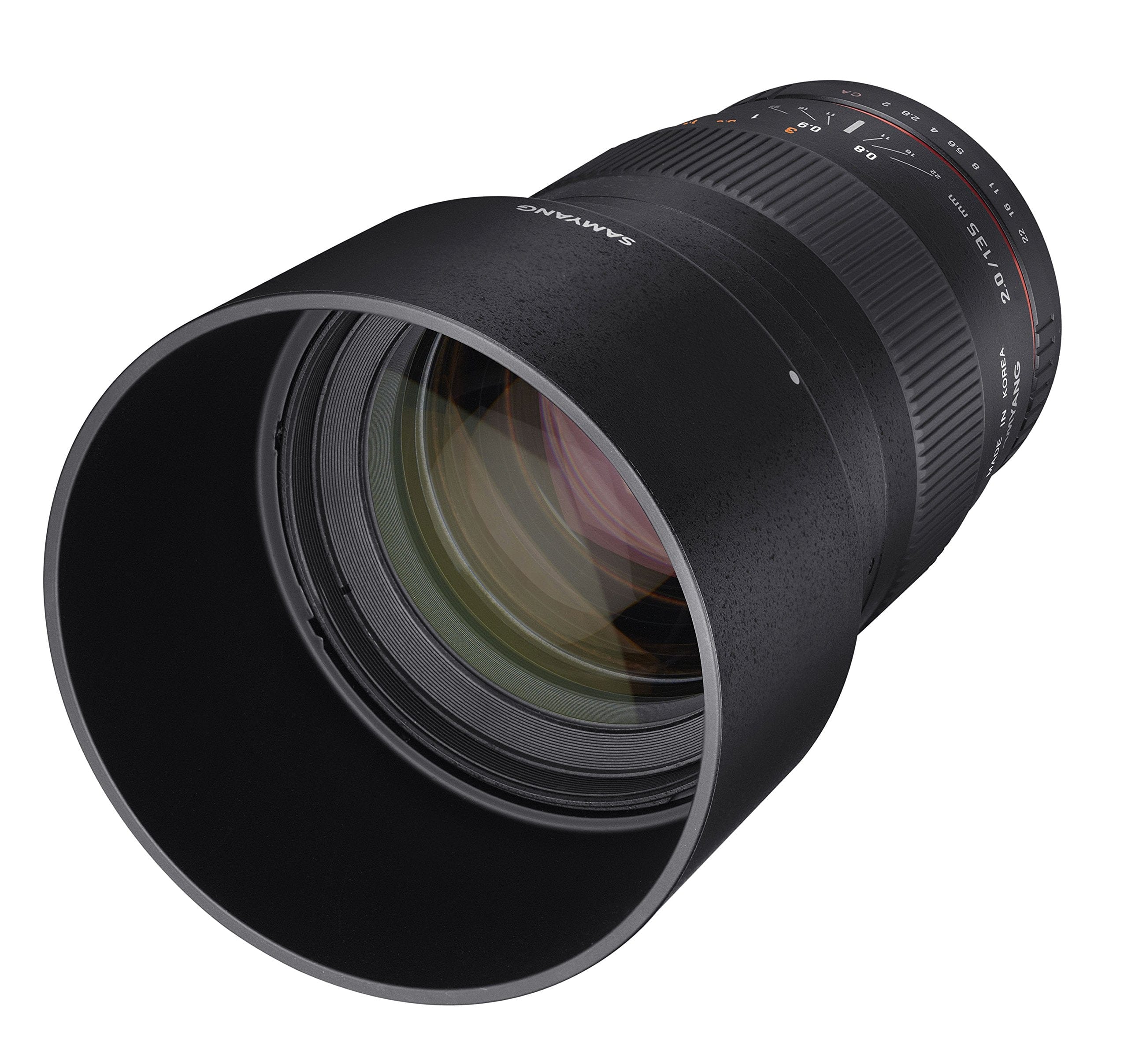 Samyang Samyang SY135M-C 135-135mm f/2.0-22 Telephoto-Prime Lens Fixed Prime 135mm F2.0 ED UMC Telephoto Lens for Canon EF Digital SLR Cameras
