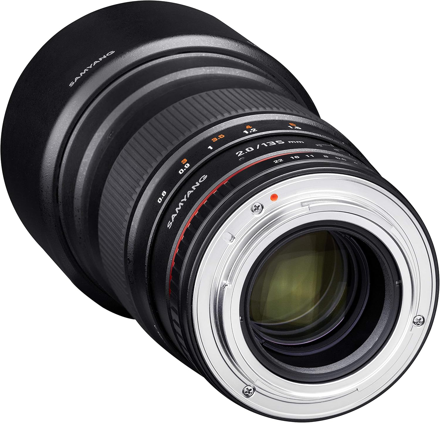 Samyang Samyang SY135M-C 135-135mm f/2.0-22 Telephoto-Prime Lens Fixed Prime 135mm F2.0 ED UMC Telephoto Lens for Canon EF Digital SLR Cameras
