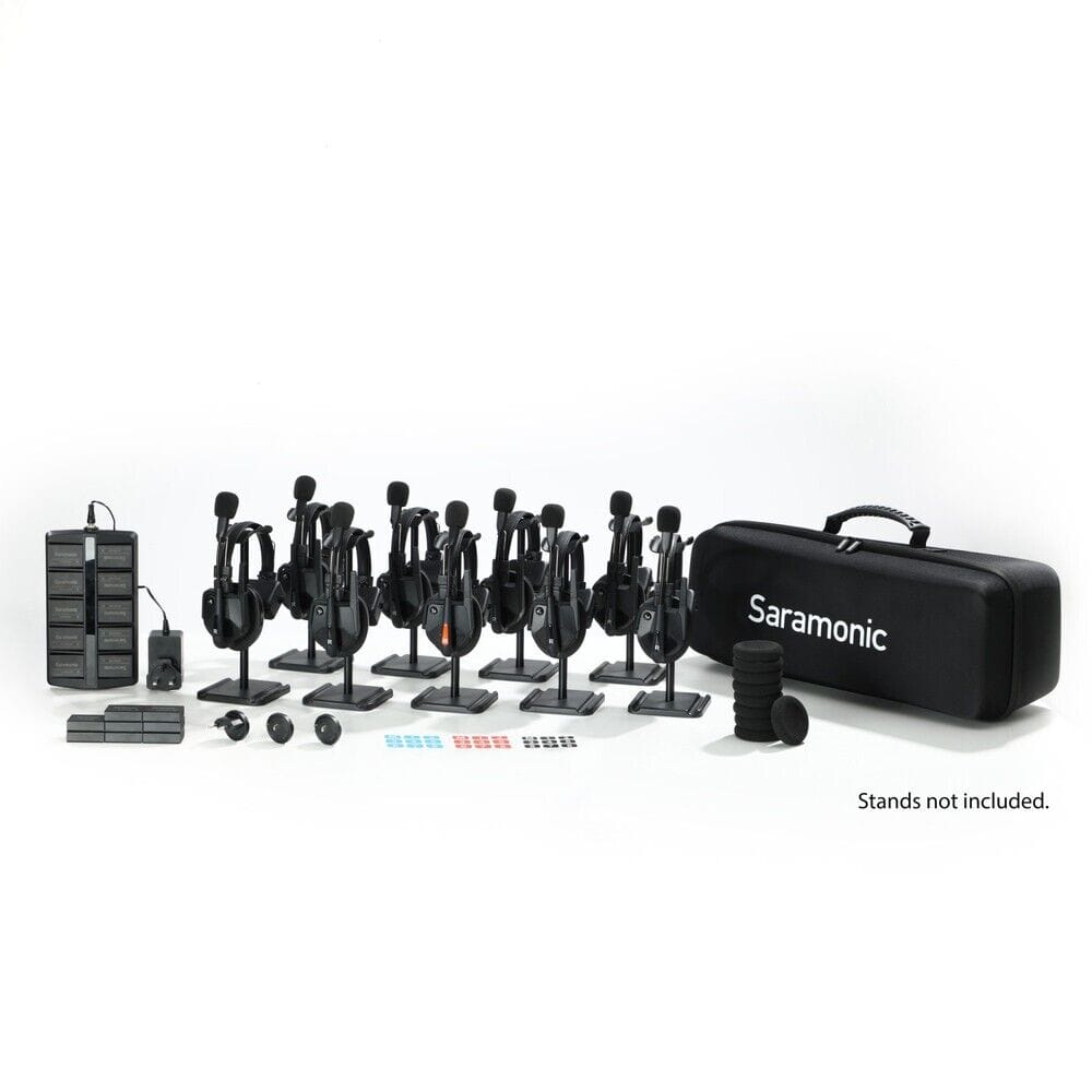Saramonic Electronics > Audio > Microphones > Wireless Microphones Saramonic WiTalk9-9S 9-person Wireless Intercom System (1.9GHZ)