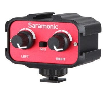 Saramonic Saramonic SR-AX100 Universal Audio Adapter for DSLR Cameras & Camcorders with Microfiber Cleaning Cloth