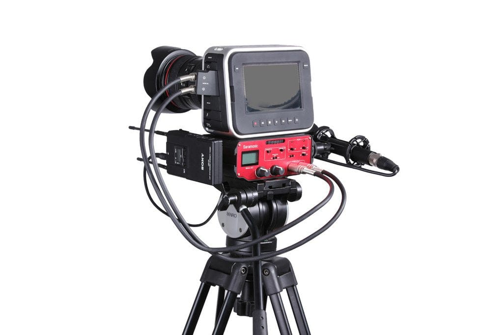 Saramonic Saramonic SR-BMCCA01 Two-Channel XLR Audio Adapter for the Blackmagic Cinema Camera Kit with Cleaning Cloth