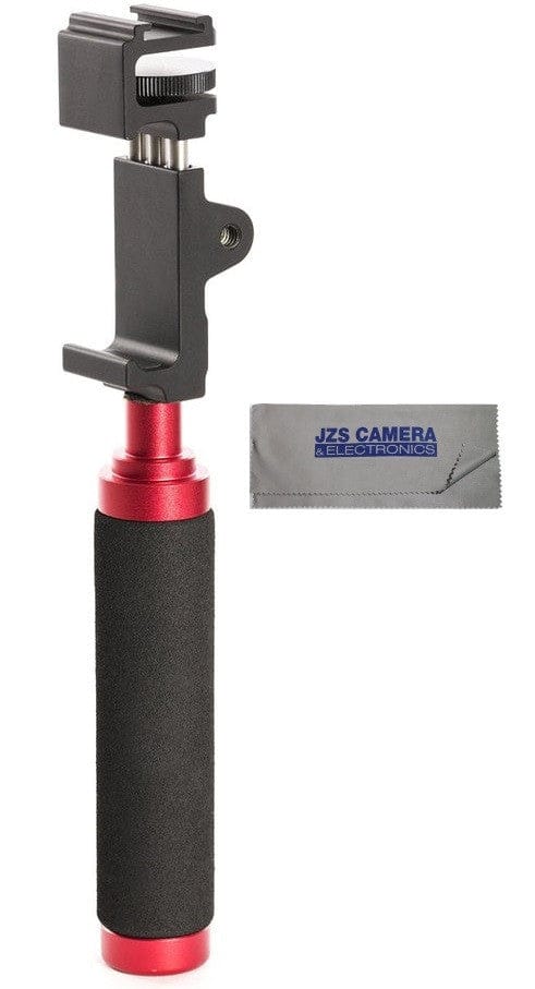 Saramonic Saramonic SR-BSP1 Aluminum Smartphone Tripod Mount with Stabilizing Handle & Mounting Shoe Kit with Cleaning Cloth