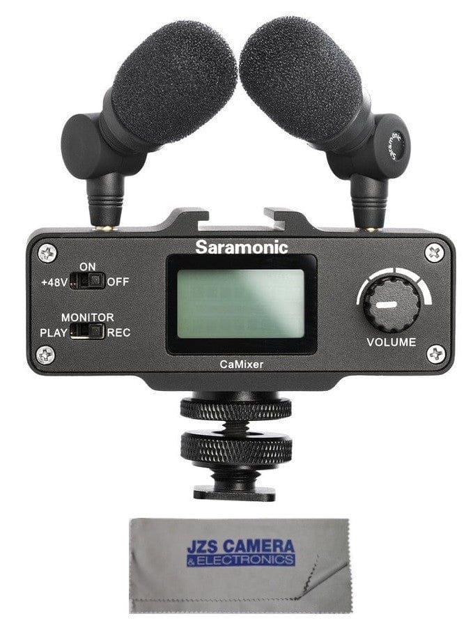 Saramonic Saramonic SR-CaMixer Microphone Kit for DSLR Cameras and Camcorders with Cleaning Cloth