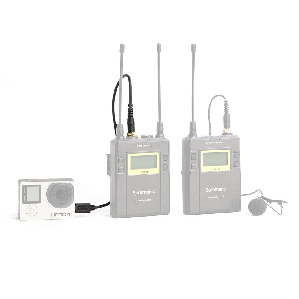 Saramonic Saramonic SR-GMC1 GoPro HERO3, HERO3+ and HERO4 Output Connector Cable for the UwMic9, UwMic10 and UwMic15 Wireless Microphone Systems