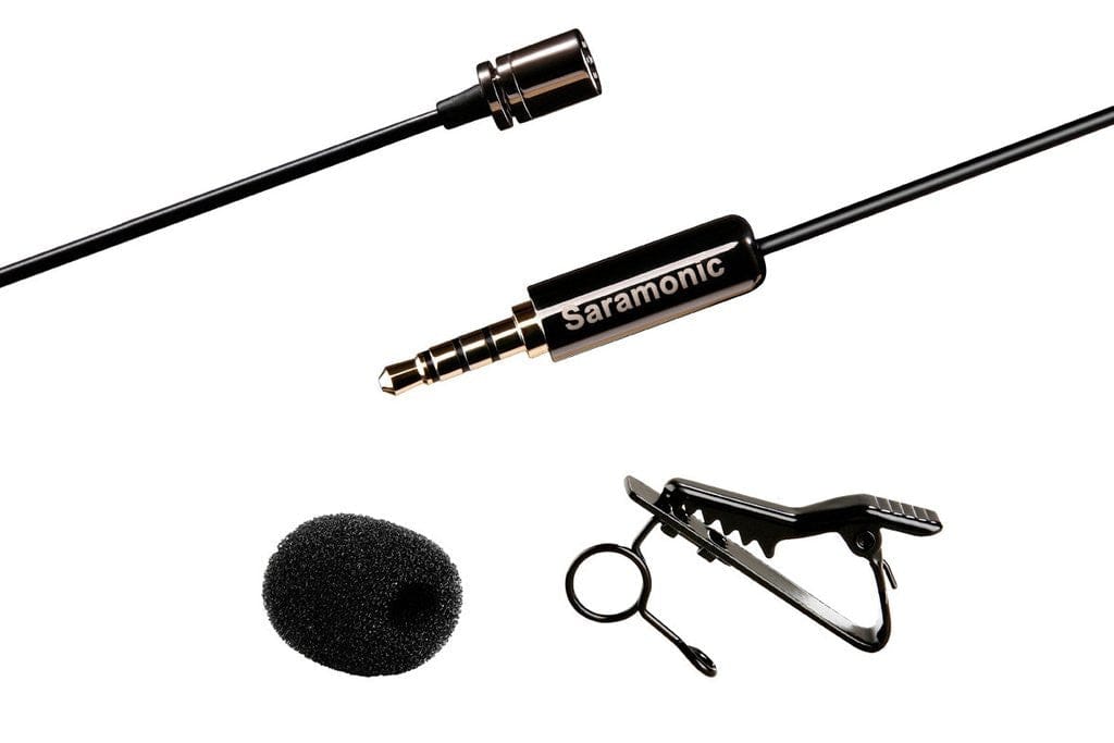 Saramonic Saramonic SR-LMX1 Lavalier Microphone for Apple/Android Smartphones Kit with Cleaning Cloth