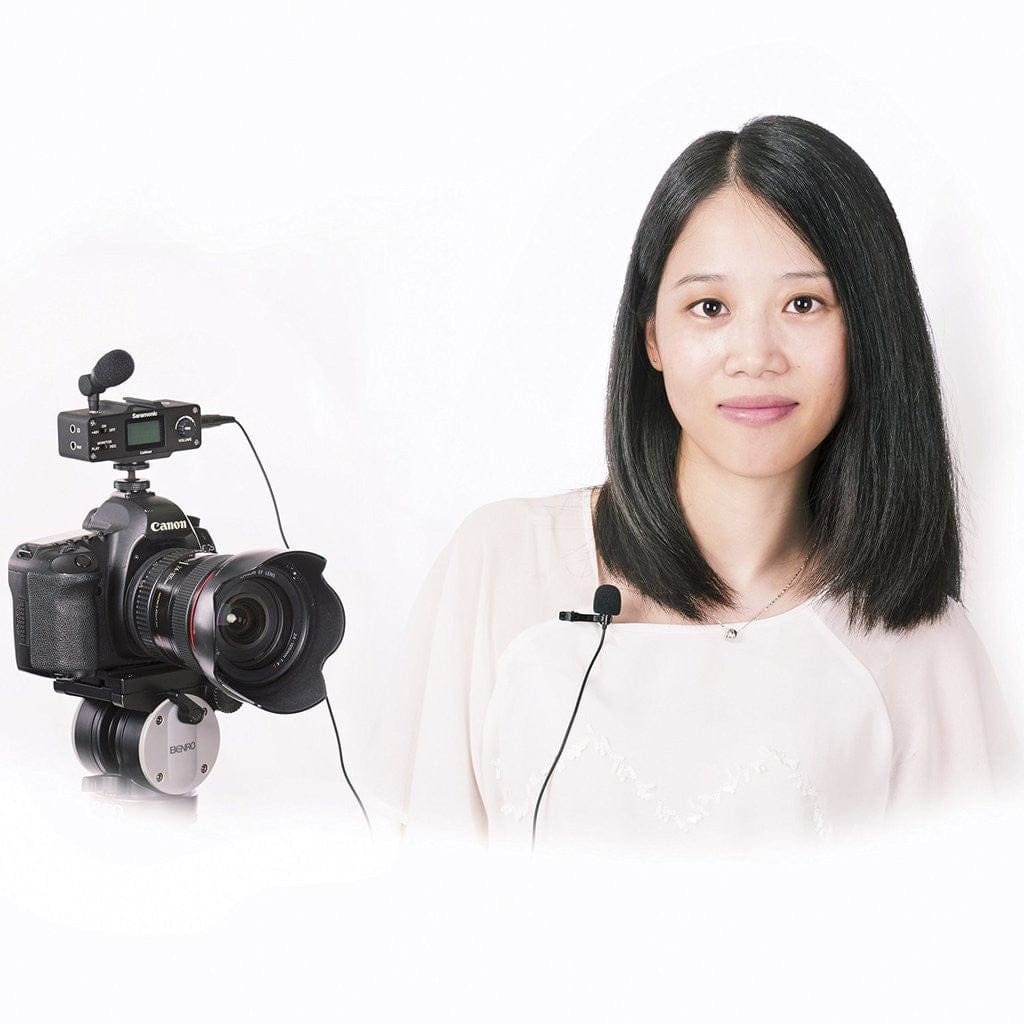 Saramonic Saramonic SR-SmartMixer Audio Adapter for Smartphones with SM-LV600 Lavalier Microphone and Cleaning Cloth