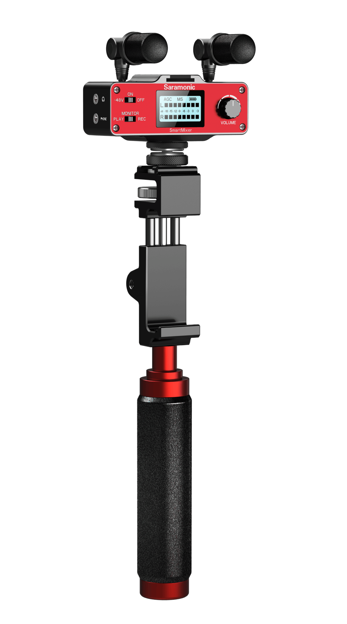 Saramonic Saramonic SR-SmartMixer Audio Adapter for Smartphones with SM-LV600 Lavalier Microphone and Cleaning Cloth