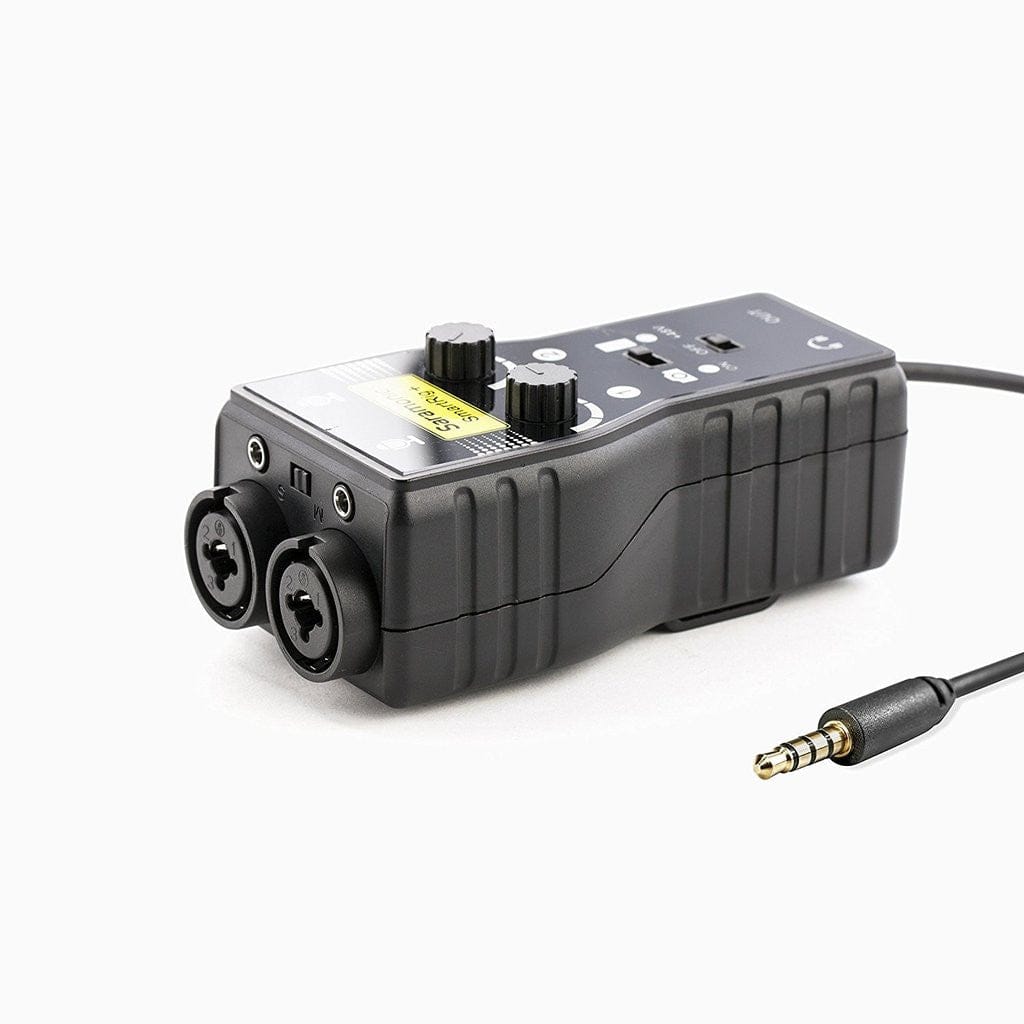 Saramonic Saramonic SR-SmartRig+ 2-Channel XLR/3.5mm Microphone Audio Mixer with Phantom Power Preamp & Guitar Interface for DSLR Cameras, Camcorders & Smartphones