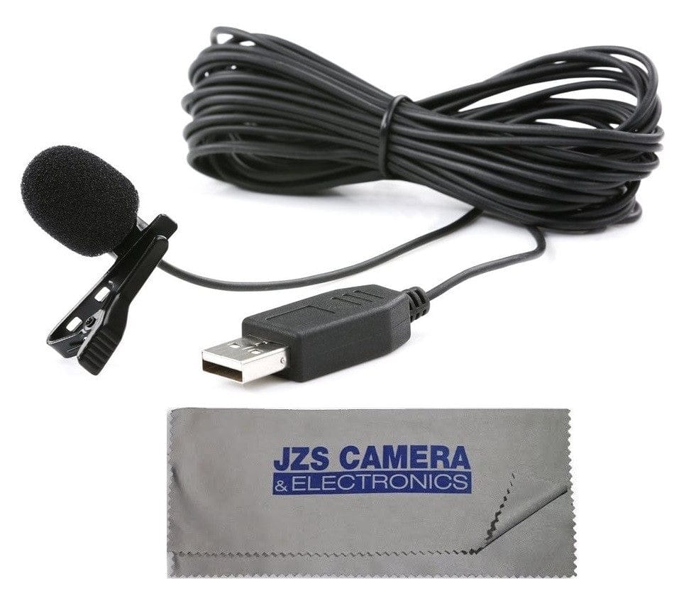 Saramonic Saramonic SR-ULM5 USB Lavalier Clip-on Computer Microphone for PC & Mac Kit with Cleaning Cloth