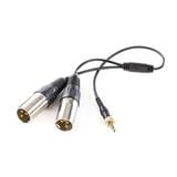 Saramonic Saramonic SR-UM10-CC1 Dual-XLR Output Connector Cable for Saramonic LavMic, UwMic9, UwMic10 and UwMic15 Wireless Microphone Systems