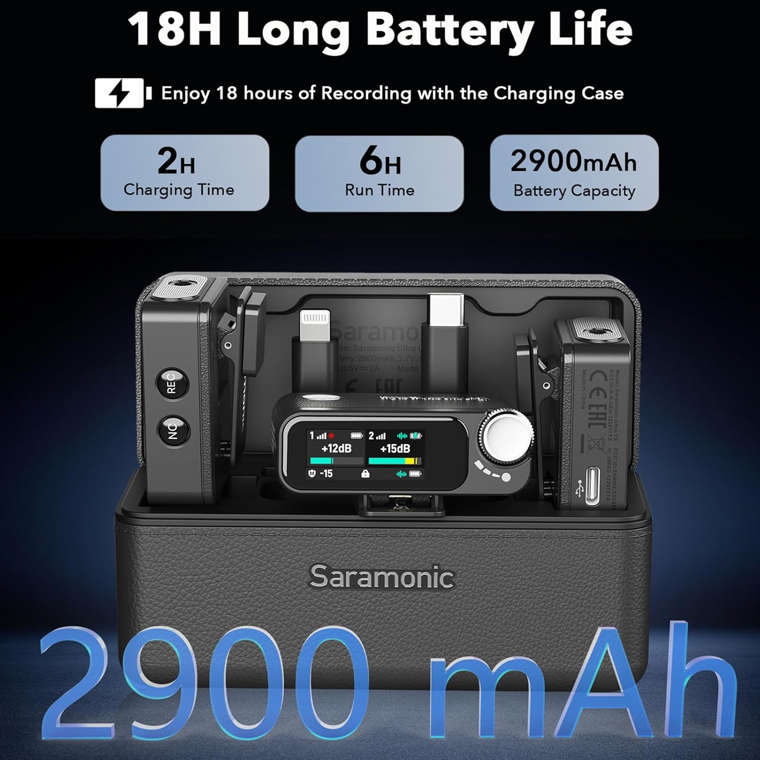 Saramonic Saramonic Ultra 2-Person Universal Wireless Mic System USB-C and 5-Pin (ULTRA03)