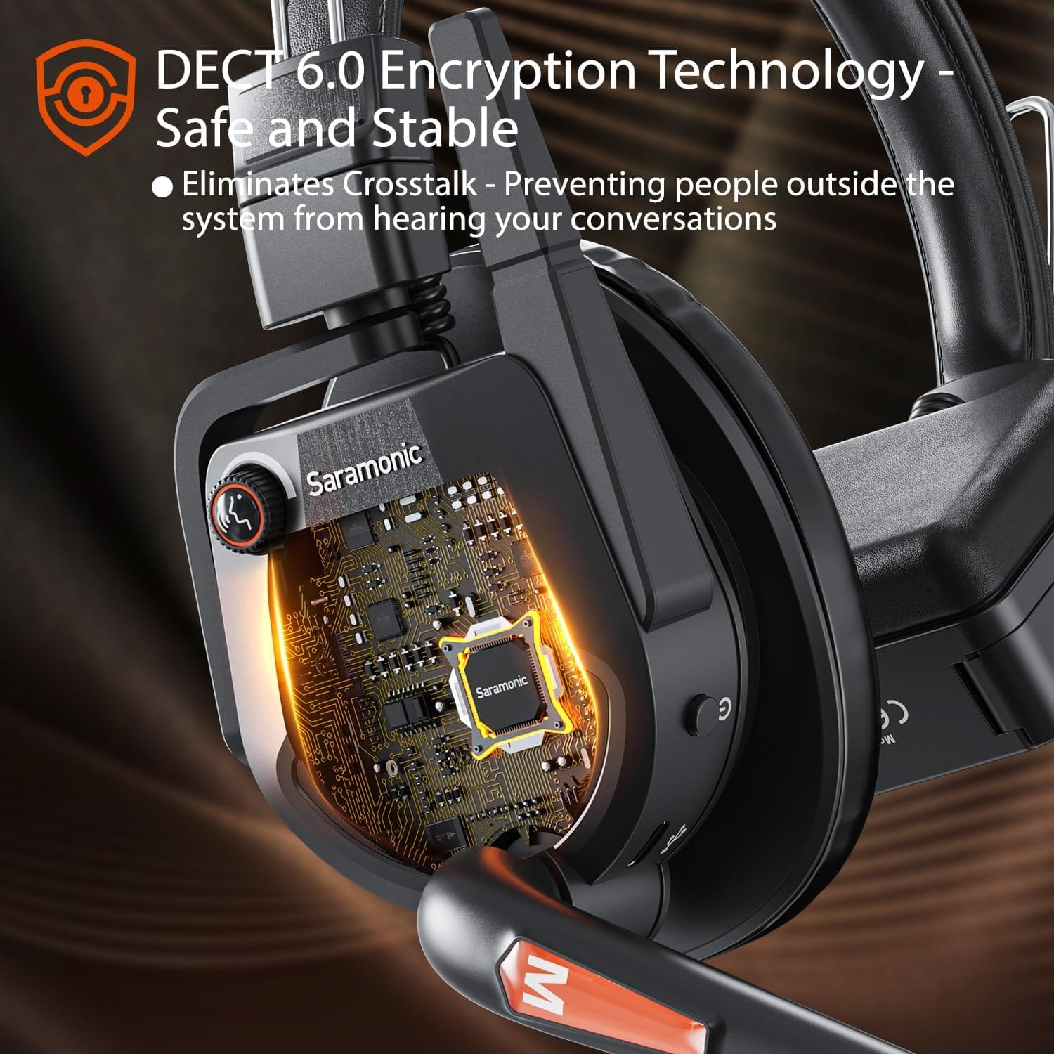 Saramonic Saramonic WiTalk9-3S 3-Person Full-Duplex Wireless Intercom System with Single-Ear Headsets (1.9 GHz)