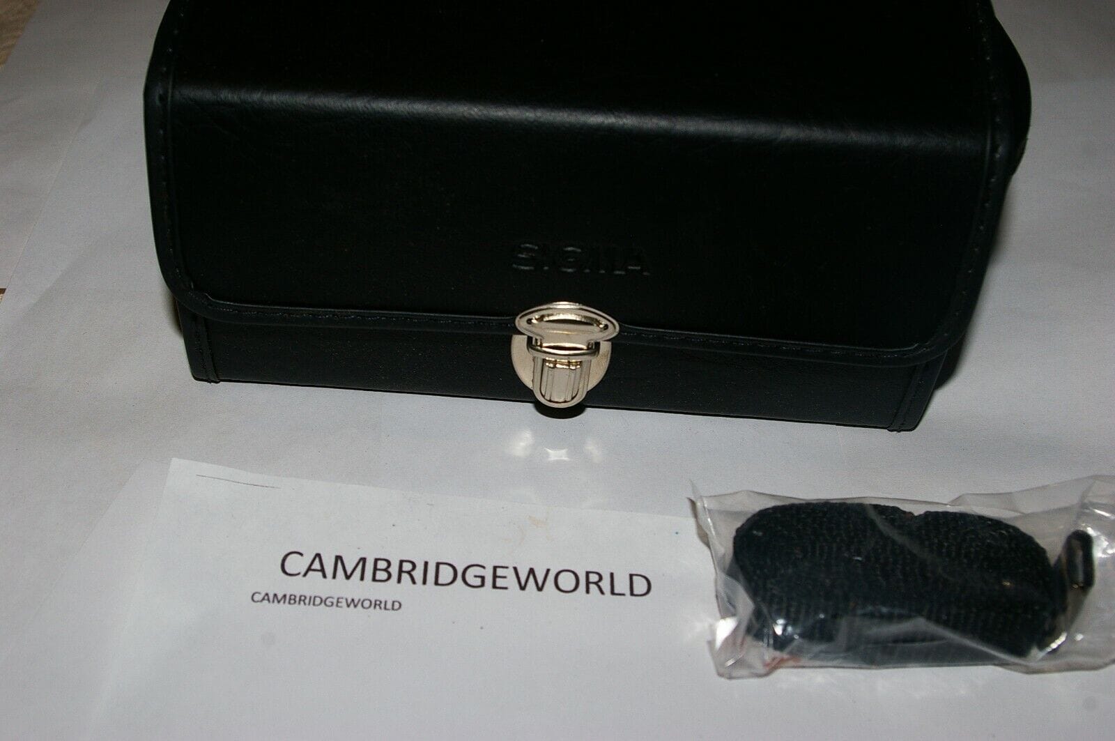 Sigma Cameras & Photo:Camera, Drone & Photo Accessories:Cases, Bags & Covers Sigma NC-00 Hard Lens Padded Carrying Case 7"x3"x3" NEW ORIGINAL with Strap