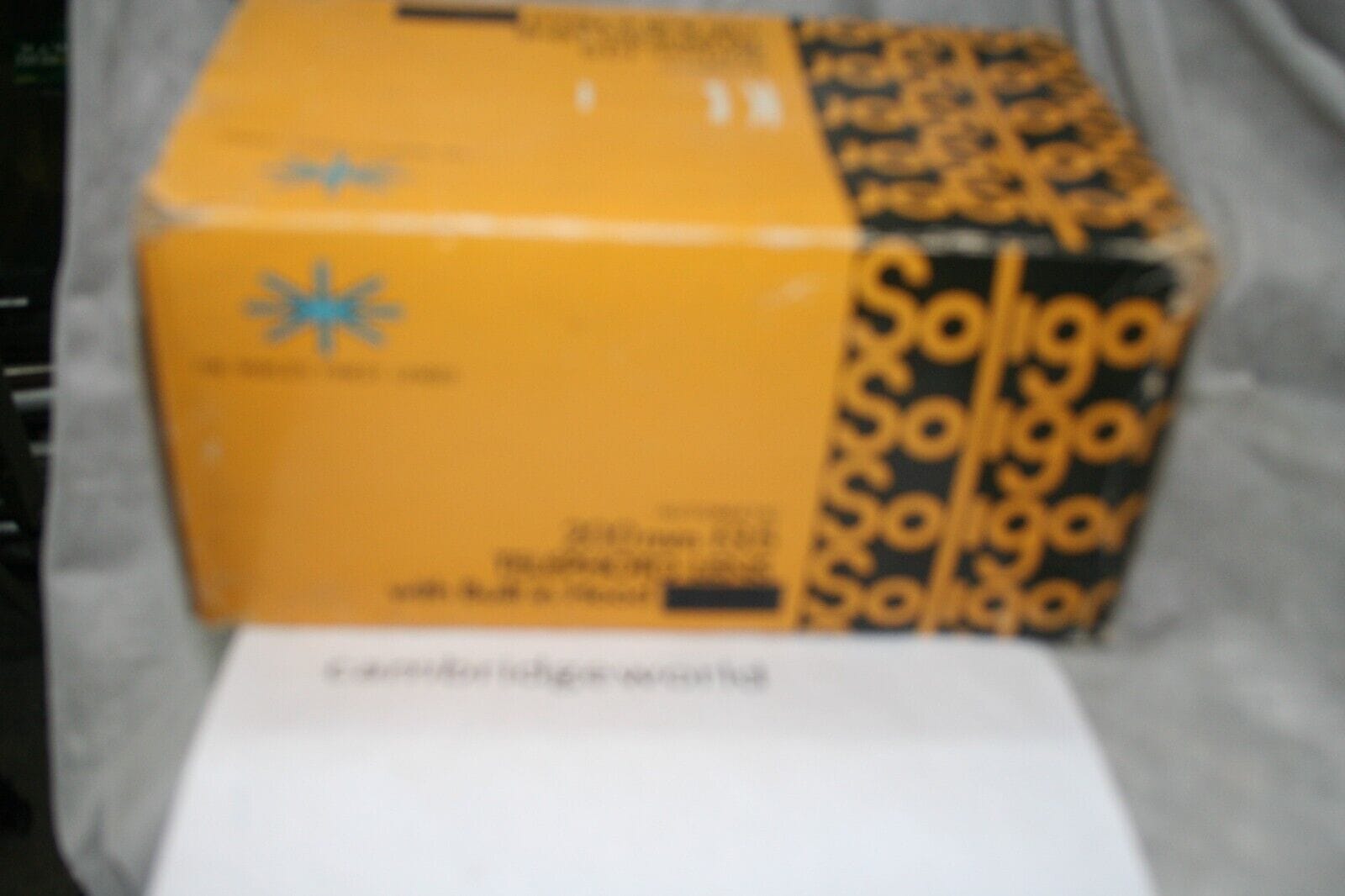 Soligor Cameras & Photo:Lenses & Filters:Lenses 200mm F3.5 SOLIGOR NEW PRIME TELEPHOTO LENS for KONICA  CAMERAS with EE SETTINGS