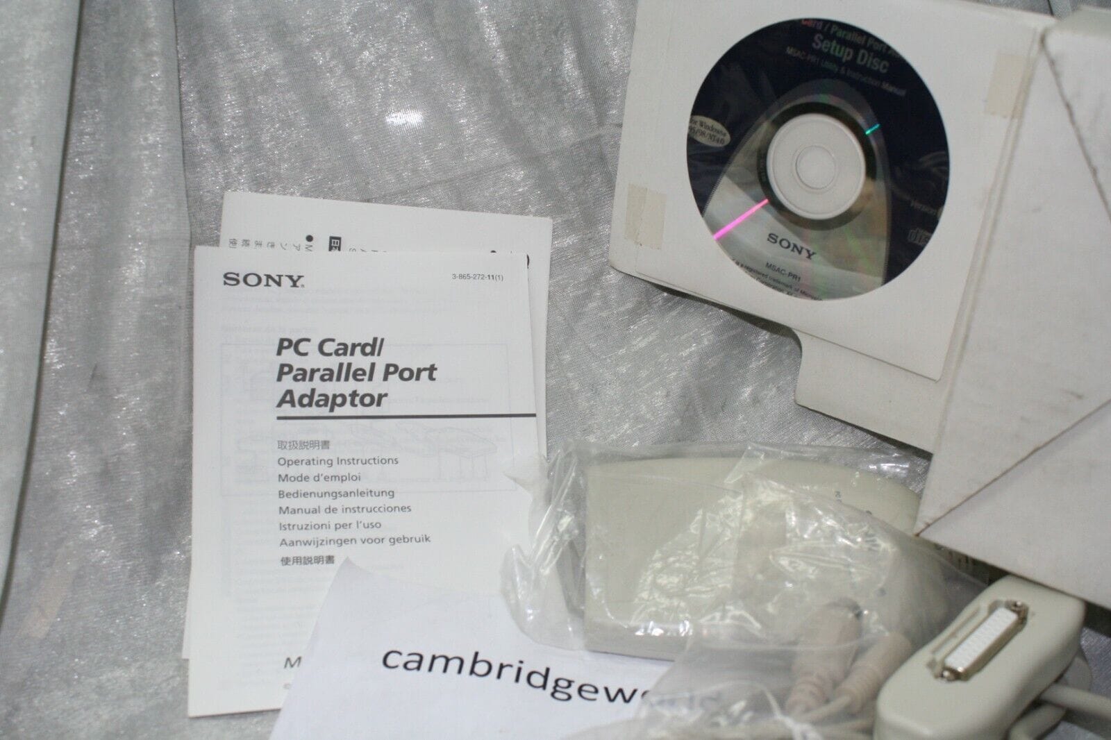 Sony Business & Industrial:Test, Measurement & Inspection:Other Test, Measurement & Inspection SONY PC CARD PARALLEL PORT ADAPTOR MSAC-PR1 NEW OLD STOCK