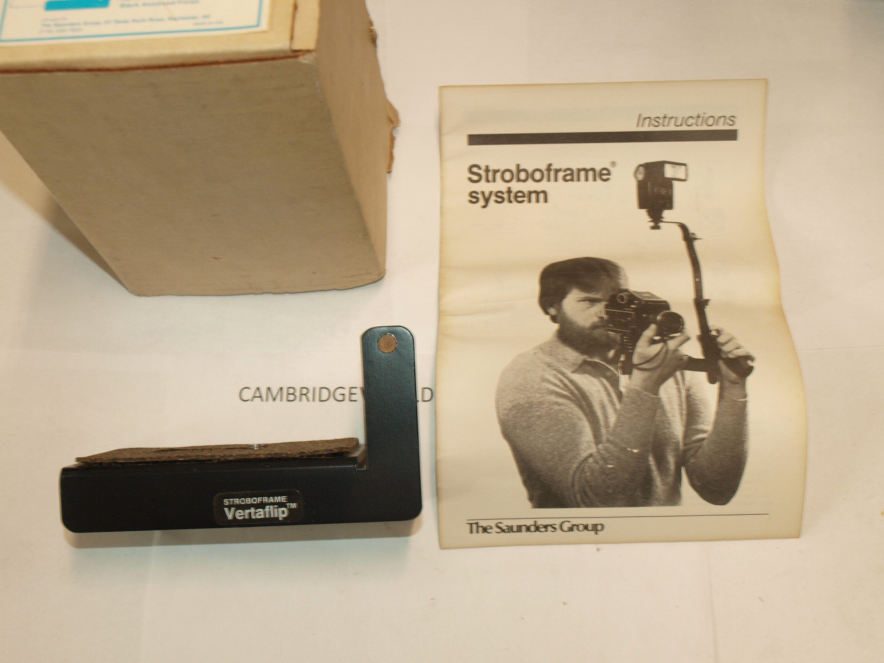 Stroboframe NEW old stock Stroboframe Vertaflip  camera mount 300-411