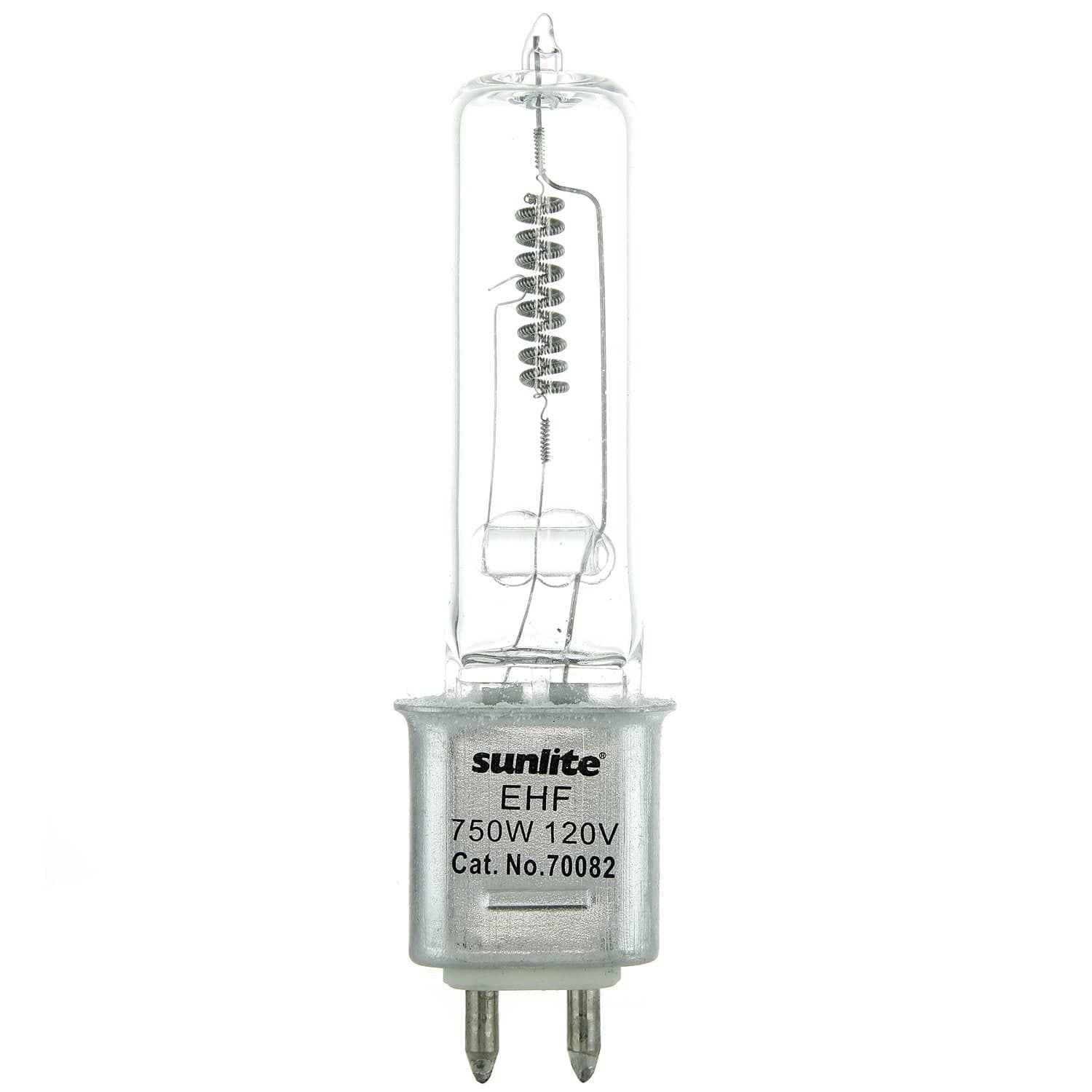 Sunlite Sunlite EHF 750W/T6/120V/CL/G9.5 750-watt 120-volt Bi-Pin Based Stage and Studio T6 Bulb, Clear