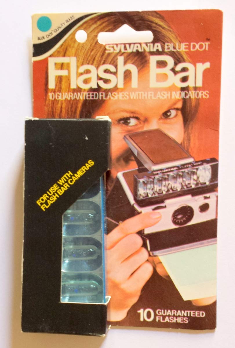 Sylvania Sylvania Blue Dot Flash Bar, Flashbar -10 Guarenteed Flashes with Flash Indicators NOS