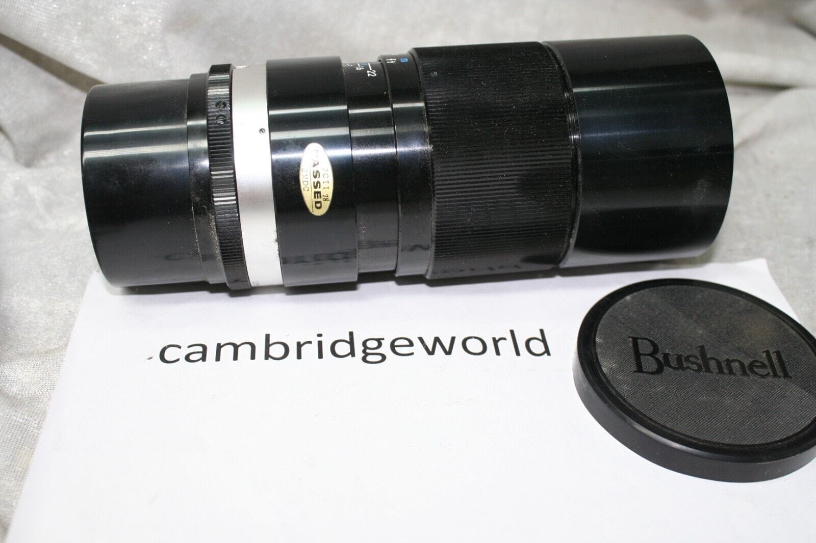 Tamron Cameras & Photo:Lenses & Filters:Lenses 200mm F3.5 BUSHNELL TAMRON AUTO ADAPTAMATIC TELEPHOTO LENS DEMO MODEL OLD STOCK