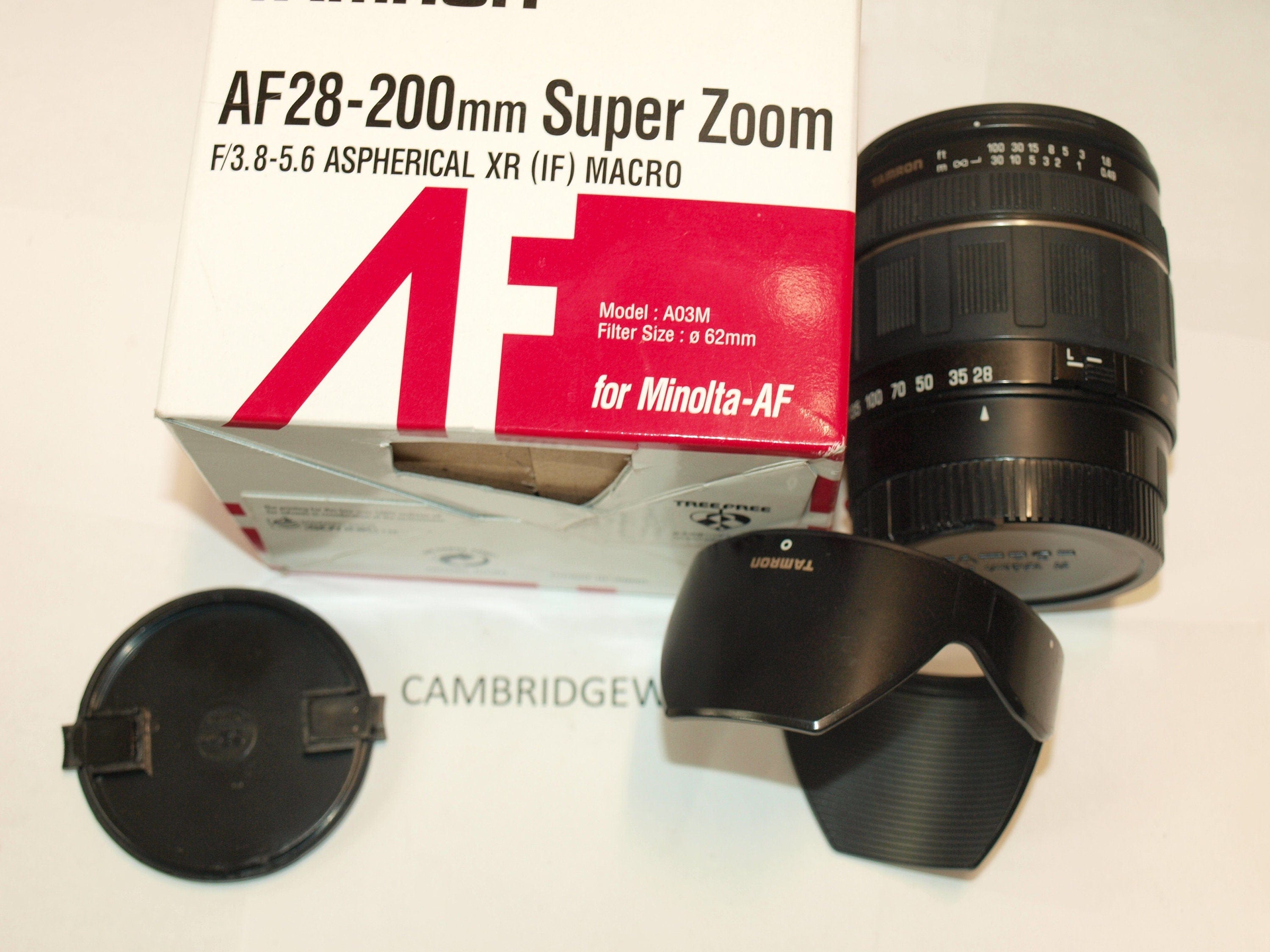 Tamron NEW old stock 28-200mm F3.8-5.6 Tamron Super zoom aspherical XR IF macro lens