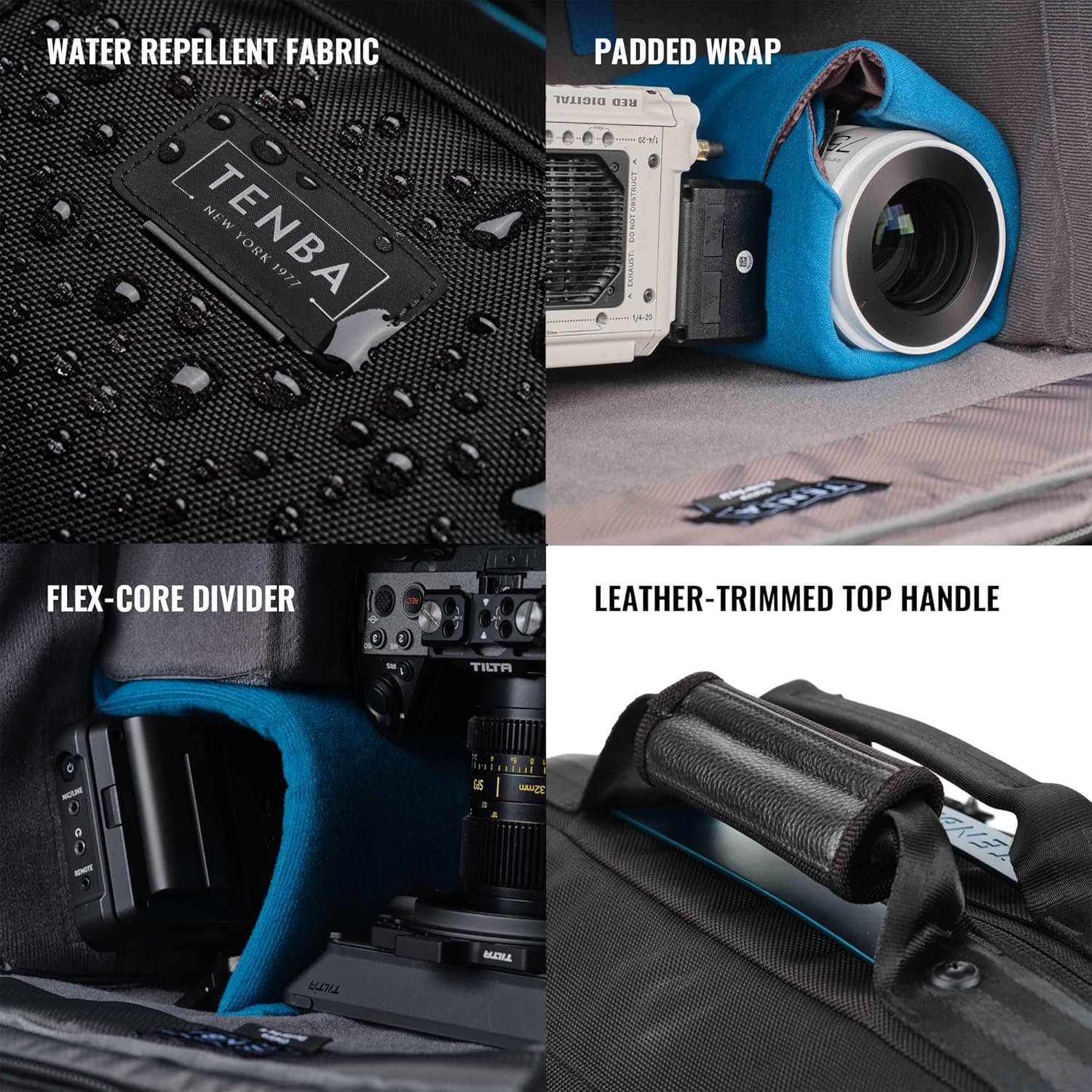 Tenba Tenba Cineluxe V2 Shoulder Bag 16 (Black, 18L) (637-523)