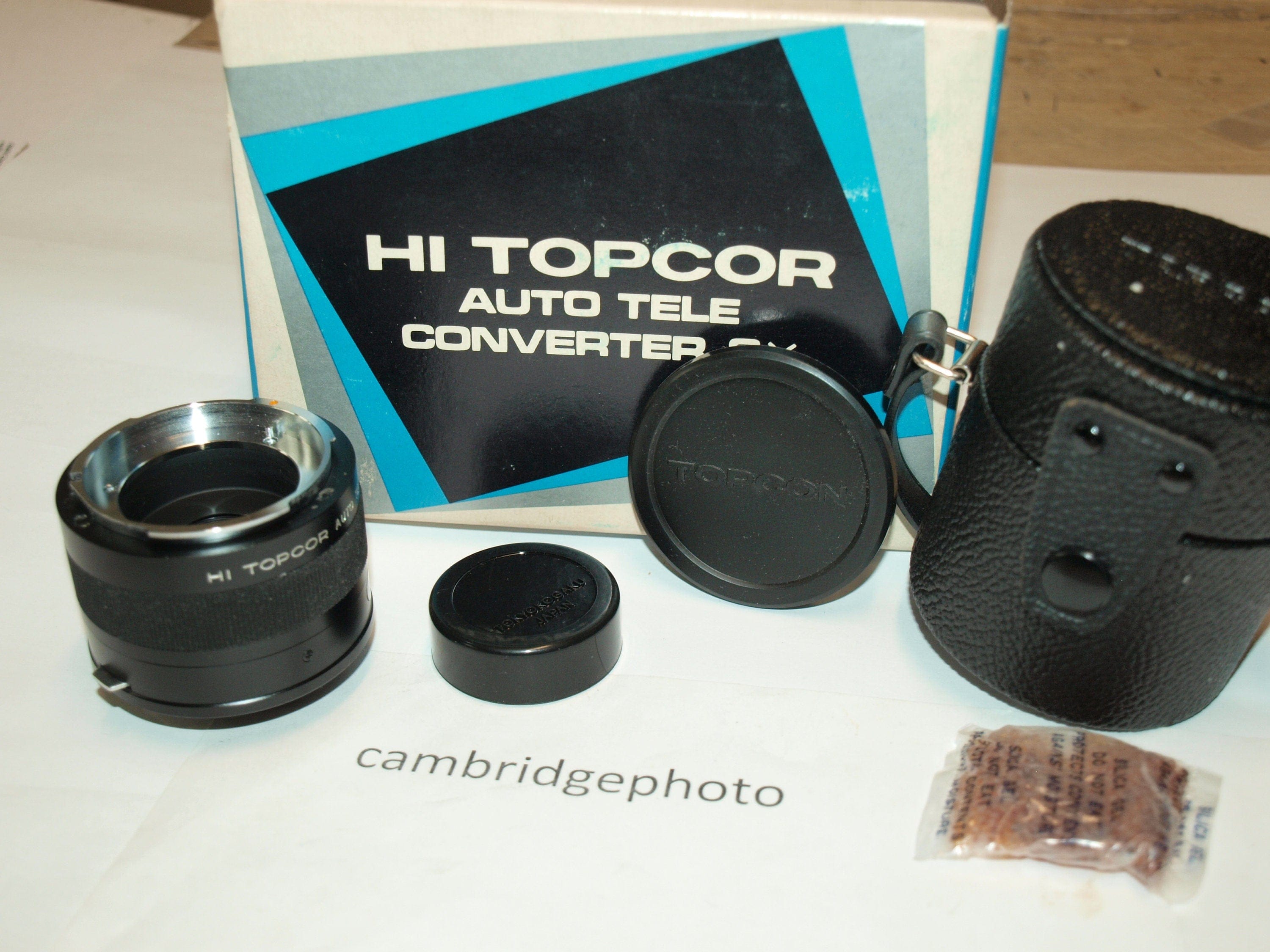 Topcon NEW old stock topcon Brand 2X HI TELECONVERTER extender lens for Topcon uni mount cameras