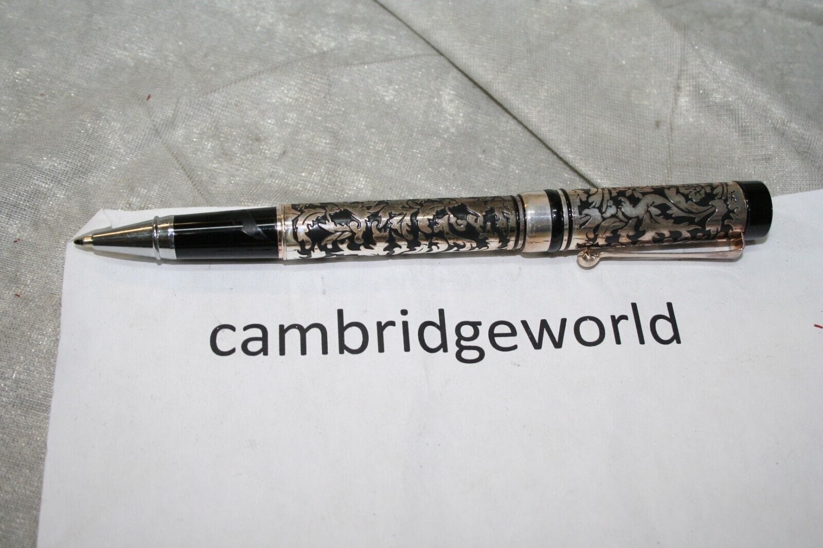 Unbranded Collectibles:Pens & Writing Instruments:Pens:Fountain Pens:Other Fountain Pens FOUNTAIN PEN and BALL PEN OLD FASHION PEN SET NEW OLD STOCK with WOODEN BOX