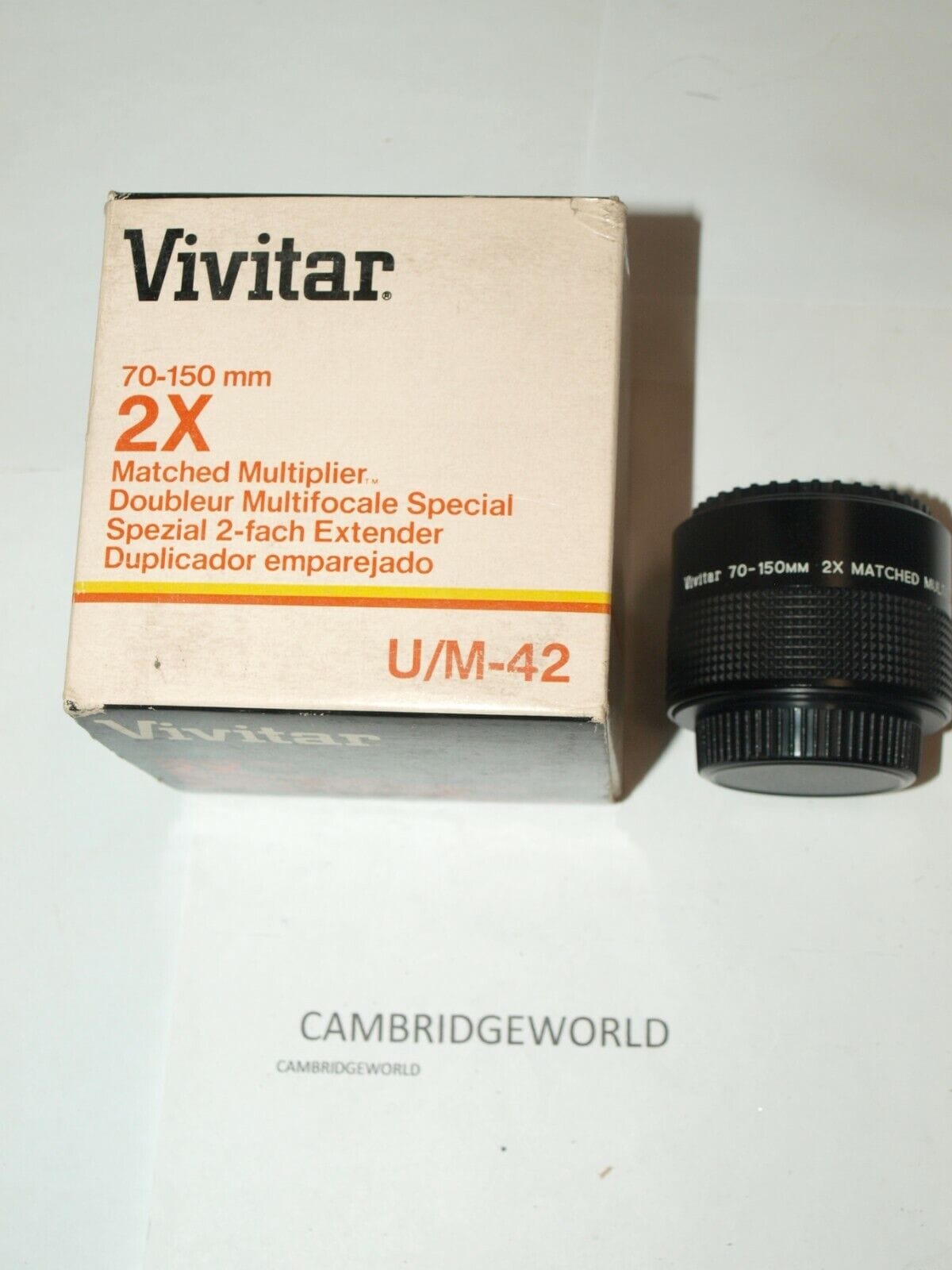 Vivitar Cameras & Photo:Lenses & Filters:Lens Adapters, Mounts & Tubes VIVITAR 70-150mm 2X Matched MULTIPLIER Lens NEW Pentax M42 SCREW MOUNT with BOX
