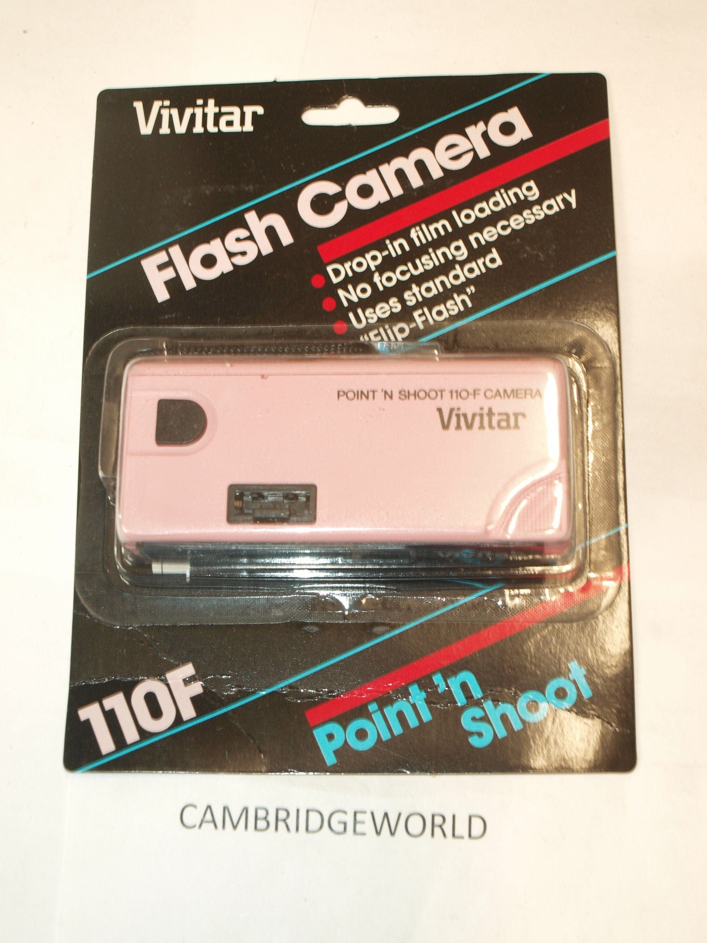 Vivitar NEW old stock Vivitar flash camera point n shoot 110-F