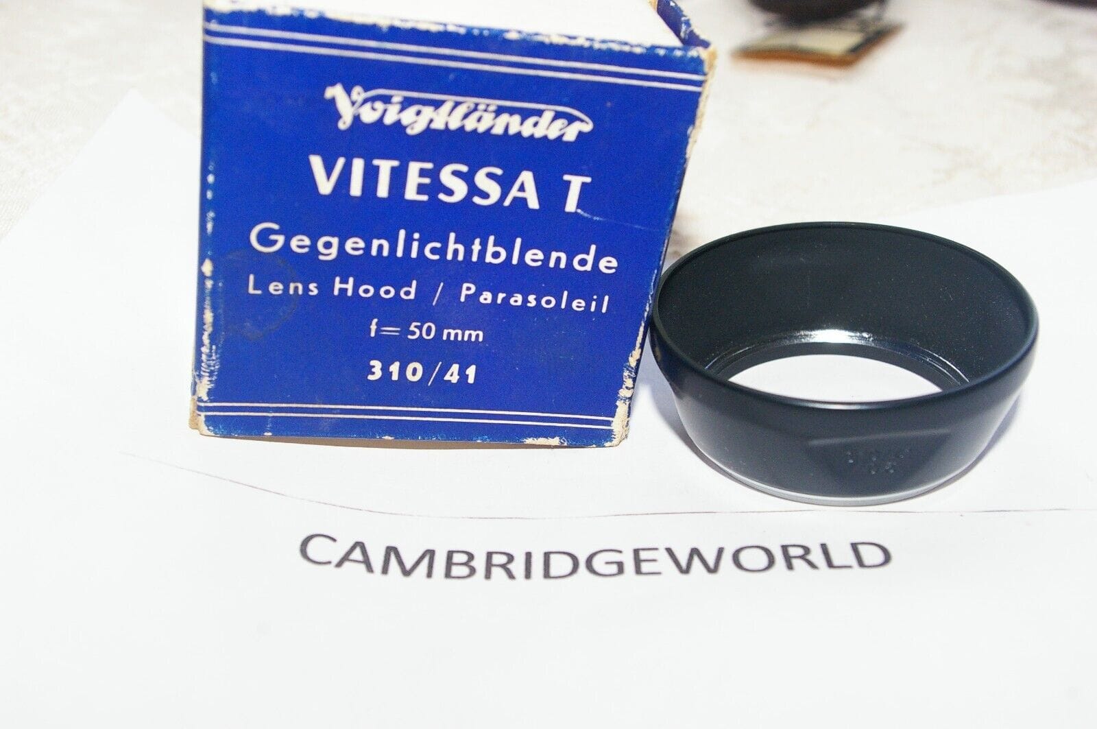 Voigtlander Cameras & Photo:Lenses & Filters:Filters NEW OLD STOCK GENUINE ORIGINAL VOIGTLANDER VITESSA T  LENS SHADE MADE in GERMANY