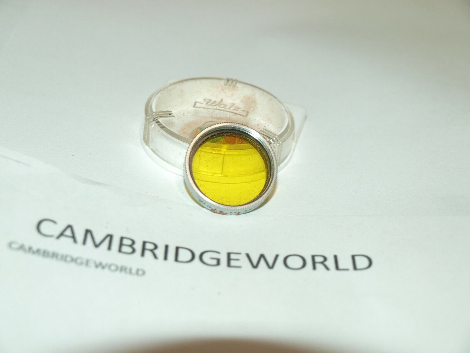 Walz Cameras & Photo:Lenses & Filters:Filters 21mm YELLOW K2 OPTICAL GLASS SCREW in FILTER MADE in JAPAN fits RETINA 1A CAMERA