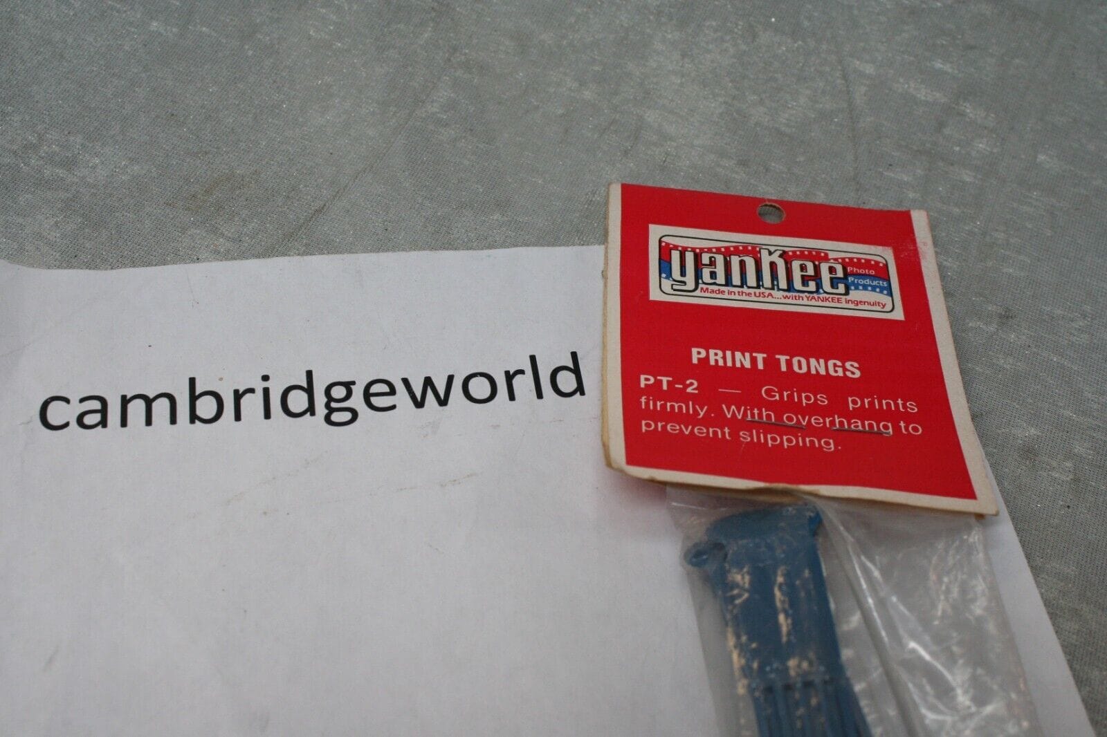 Yankee Cameras & Photo:Film Photography:Darkroom & Developing:Processing & Finishing Equip PRINT TONGS DARKROOM by YANKEE BRAND NEW OLD STOCK SET of 2 PRINT TONG