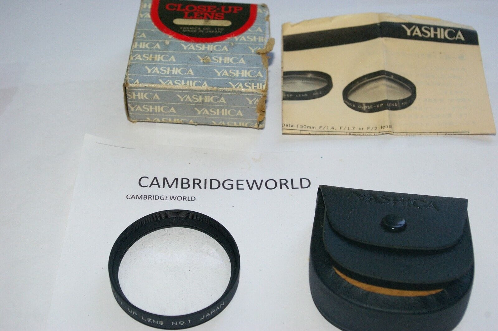 Yashica Cameras & Photo:Lenses & Filters:Filters YASHICA 52mm SCREW in MACRO CLOSE UP LENS NEW VERY OLD STOCK with CASE No.1