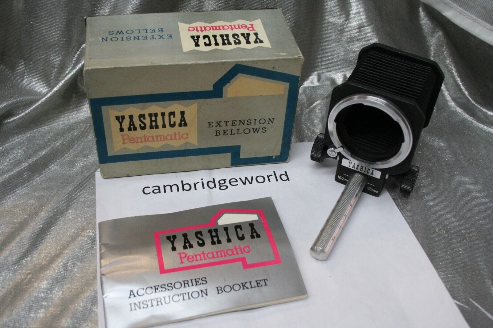 Yashica Cameras & Photo:Lenses & Filters:Lens Adapters, Mounts & Tubes YASHICA PENTAMATIC BRAND  NEW VERY OLD STOCK YASHICA MOUNT BELLOWS IN BOX