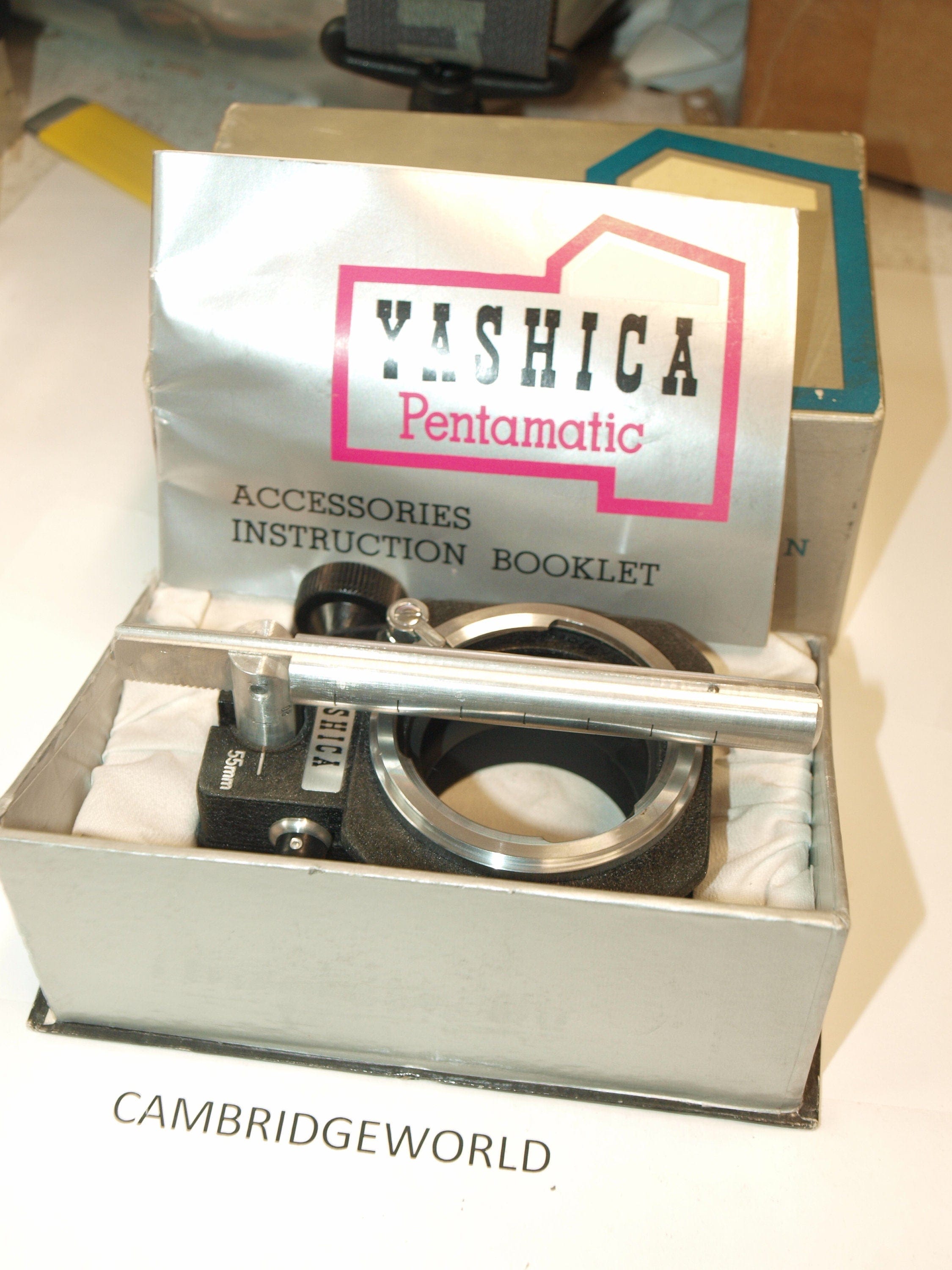 Yashica NEW very old stock Yashica Pentamatic folding extension bellows in original box