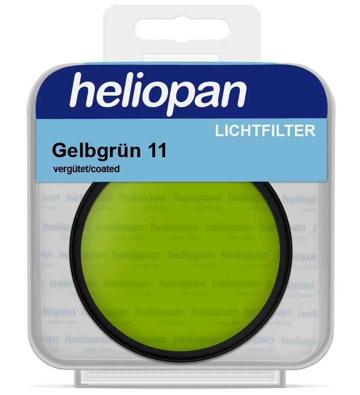 Heliopan 60mm Yellow Green Filter (11) Schott Glass for B+W Photography