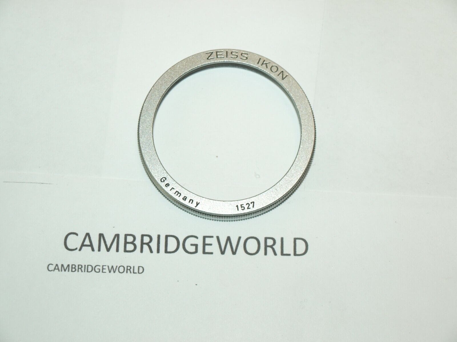 Zeiss Collectibles:Vintage, Retro, Mid-Century:1970s Zeiss Ikon 1527 filter adapter for Zeiss Pro-Tessar 35mm wide angle lens genuine