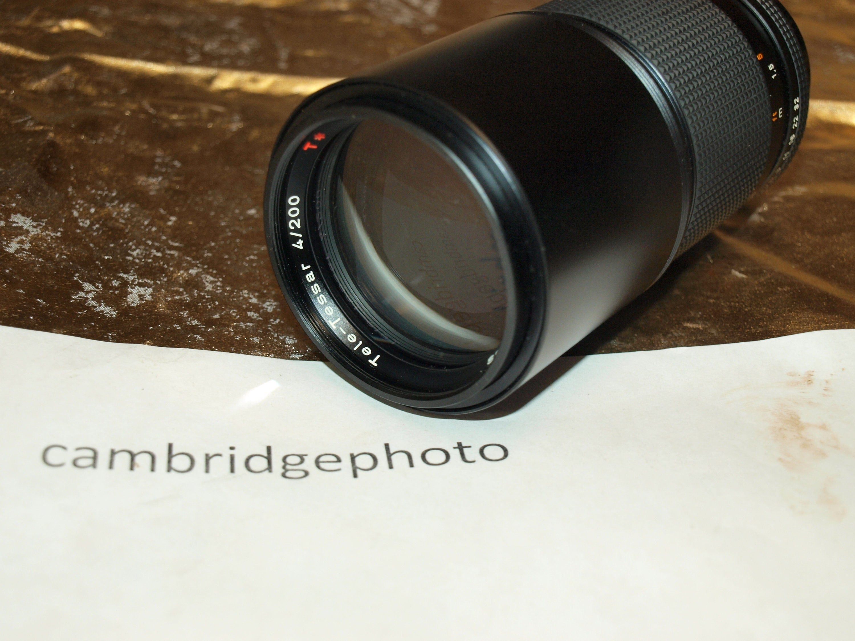 Zeiss NEW old stock Carl Zeiss 200mm F4.0 T* Tele Tessar  lens for Contax and Yashica cameras