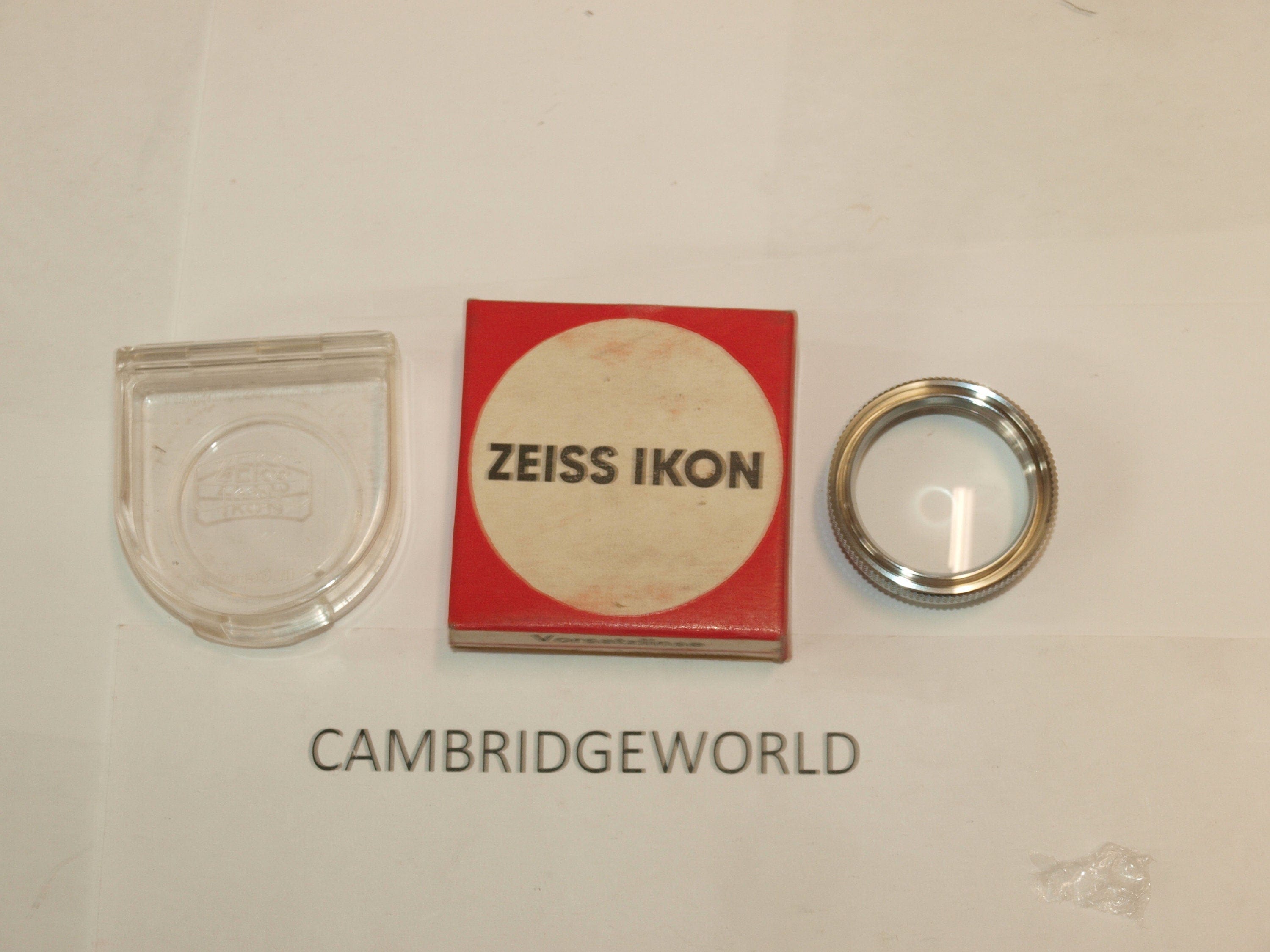 Zeiss NEW very old stock Zeiss Ikon Contaflex 27mm A28.5 f=1m 20.0800   close up macro lens in the original factory box